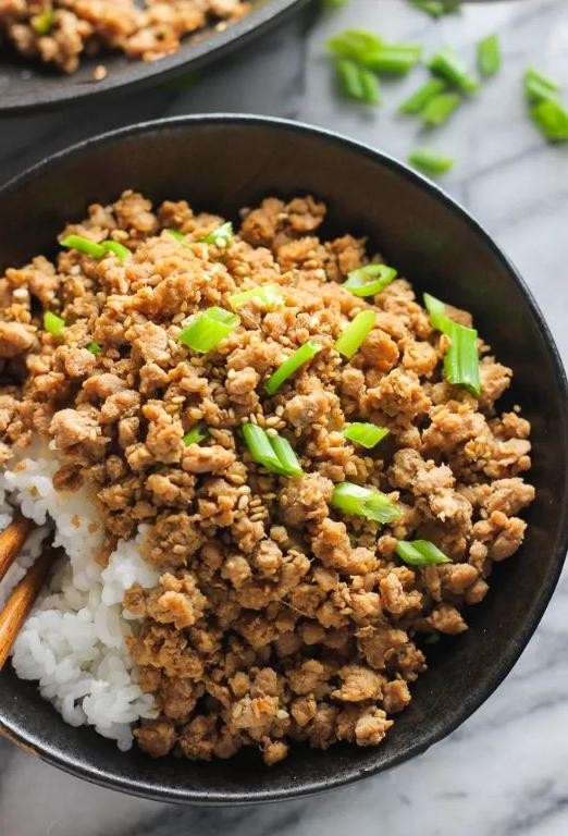 Spicy Ground Pork and Rice Casserole