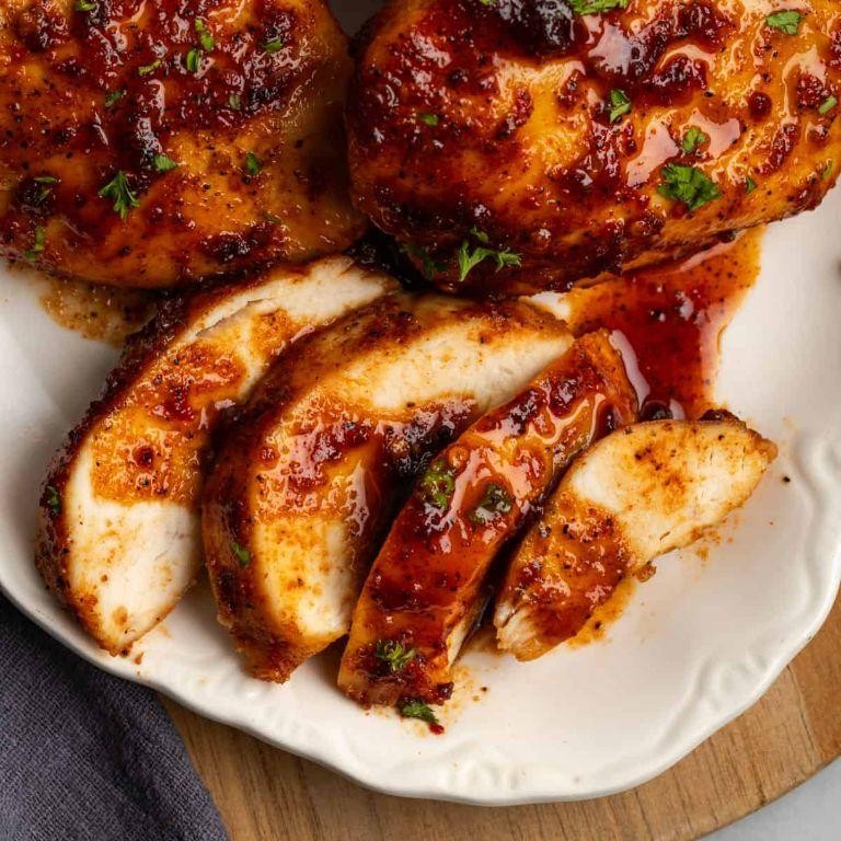Spicy Honey Glazed Chicken Breasts