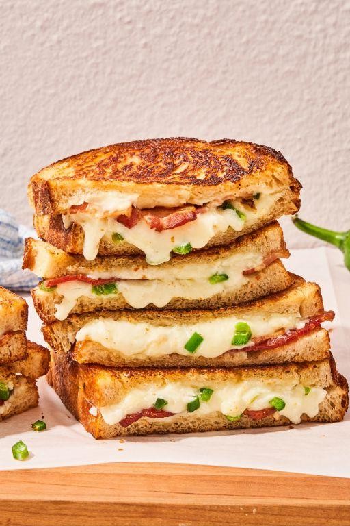 Spicy Jalapeno and Cheddar Panini
