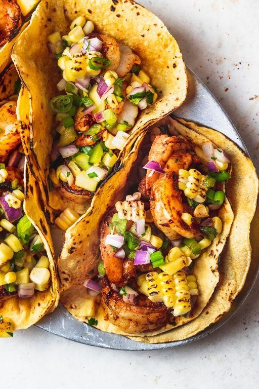 Spicy Mango Shrimp Tacos