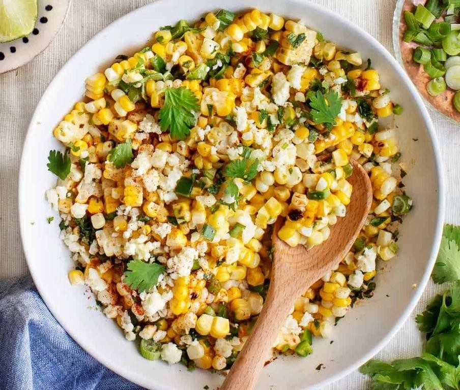 Spicy Mexican Street Corn Salad