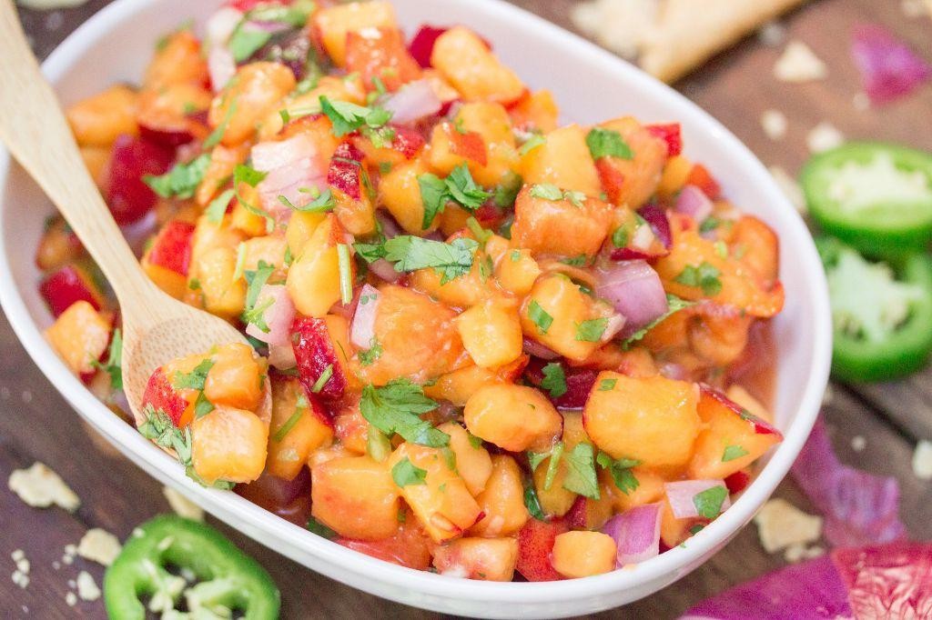 Spicy Peach Salsa