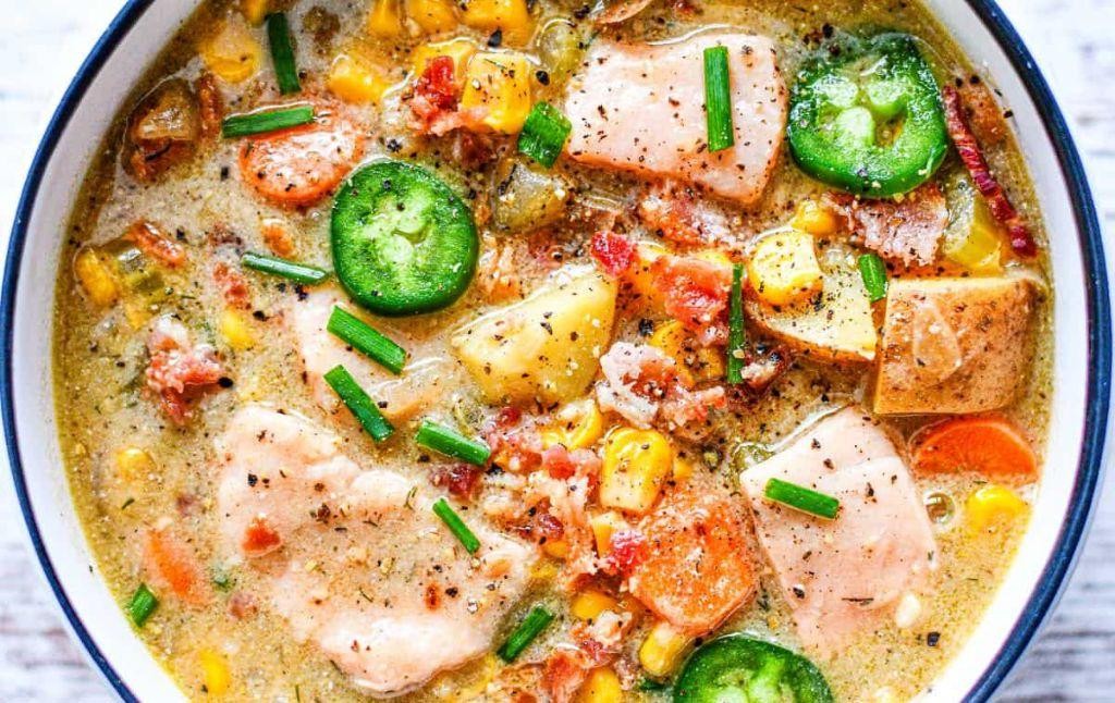 Spicy Salmon Chowder