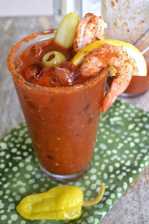 Spicy Serrano Pepper Bloody Mary