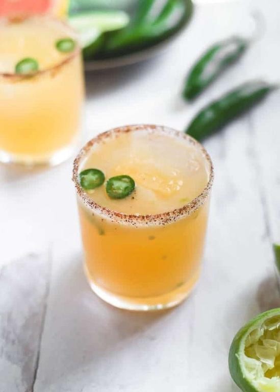 Spicy Serrano Pepper Margarita