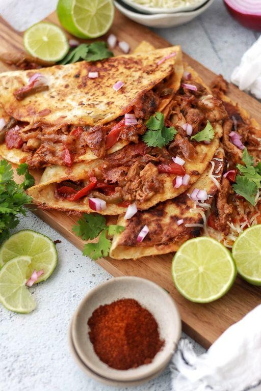 Spicy Shredded Chicken Tacos