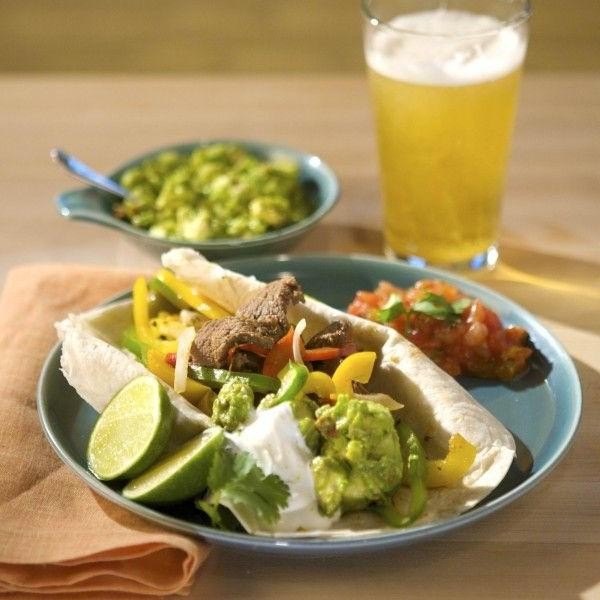 Spicy Sirloin Steak Fajitas