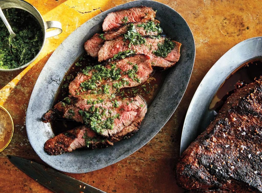 Spicy Sirloin Tip Steak with Chimichurri