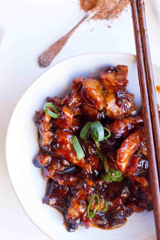Spicy Sriracha Pork Bites