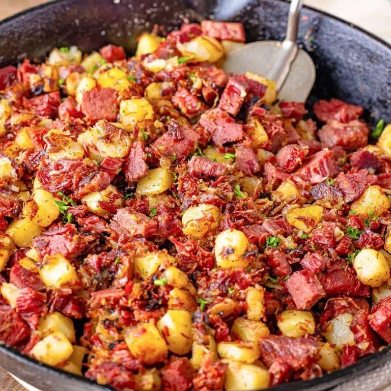 Spicy Stove Top Corned Beef Hash