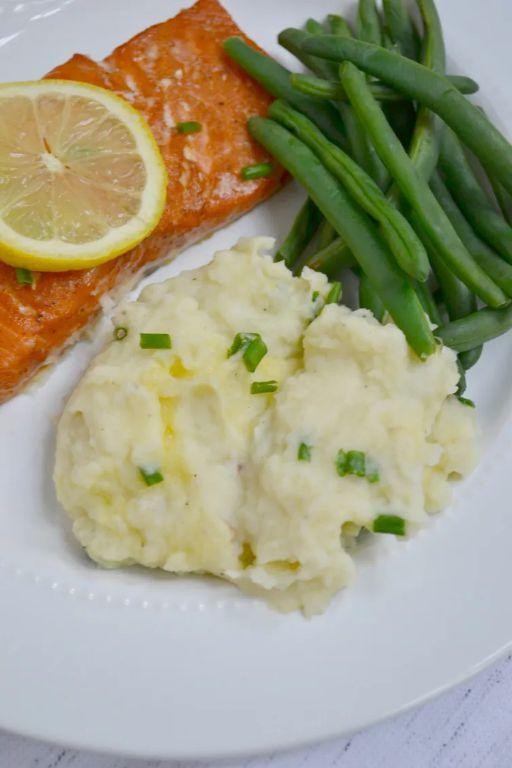 Spicy Wasabi Mashed Potatoes with Cheddar