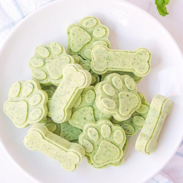 Spinach Parsley Pupsicles