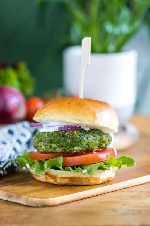 Spinach Vegan Burgers