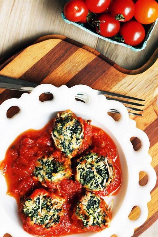Spinach and Ricotta Vegetarian Meatballs
