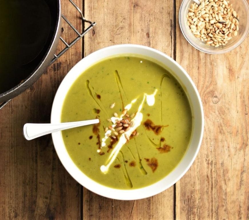 Spinach and Sweet Potato Soup