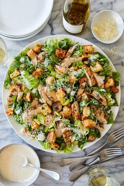Spring Chicken Caesar Salad