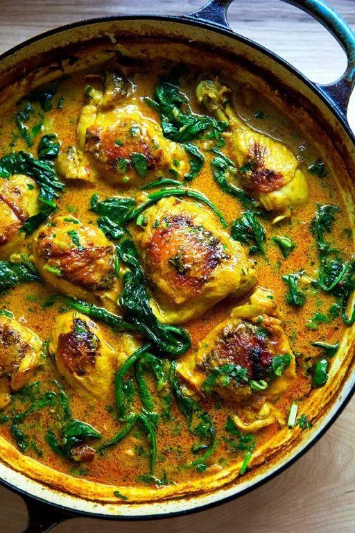 Spring Chicken Curry with Coconut Milk