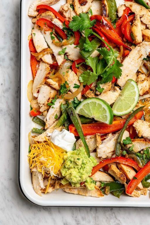 Spring Chicken Fajitas with Bell Peppers