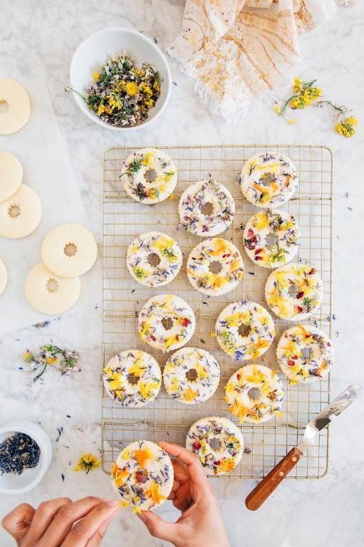 Spring Flower Easter Cookies