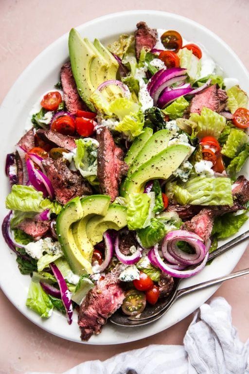 Steak and Blue Cheese Salad