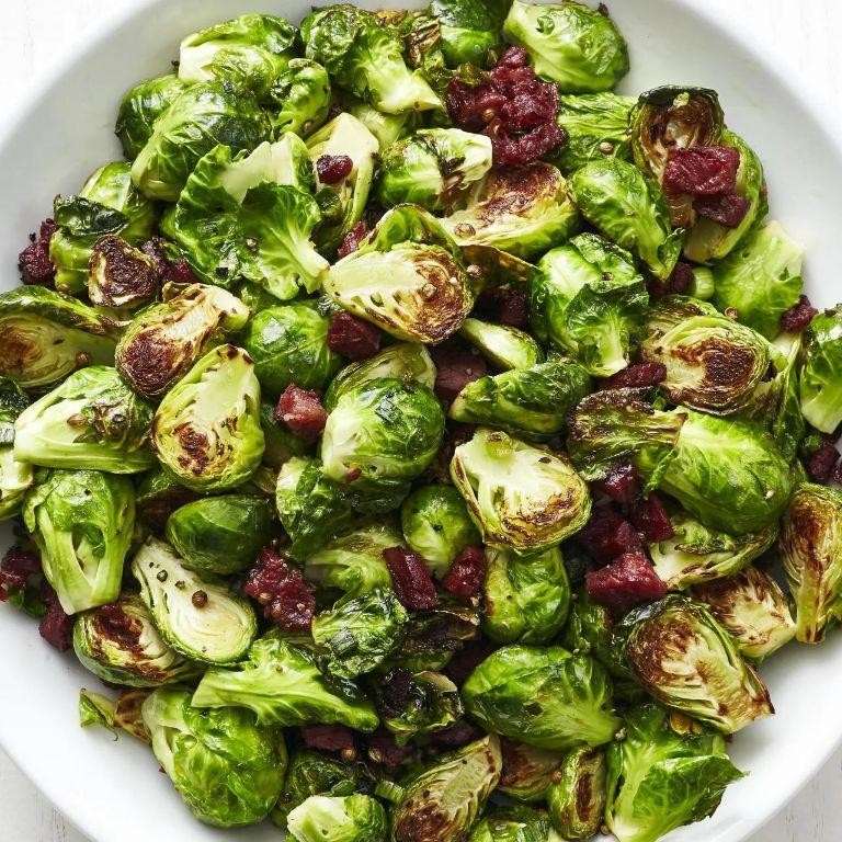 Stove Top Corned Beef and Brussels Sprouts
