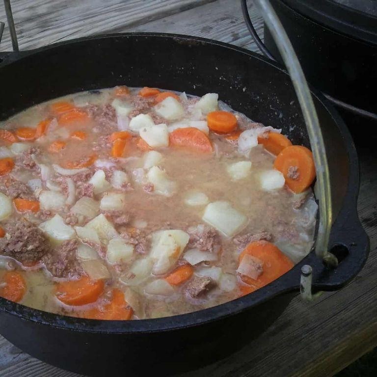 Stove Top Corned Beef and Potato Stew