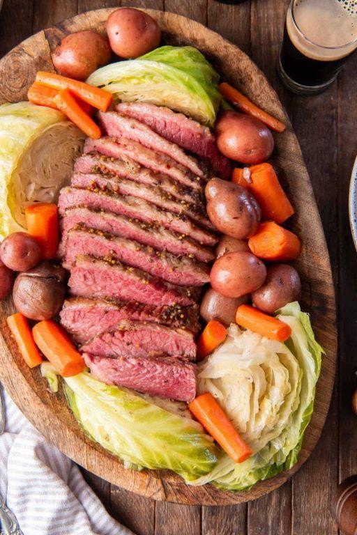 Stove Top Corned Beef with Guinness Reduction