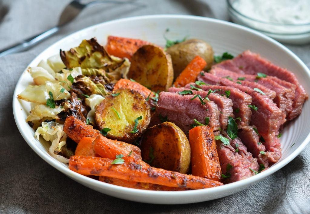 Stove Top Corned Beef with Root Vegetables