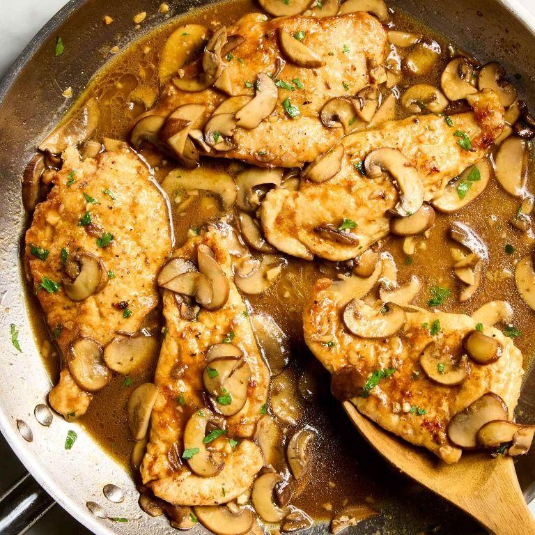 Stovetop Chicken Marsala