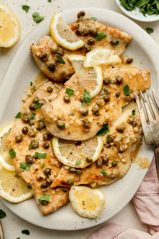 Stovetop Chicken Piccata