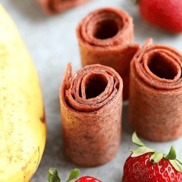 Strawberry Banana Fruit Leather