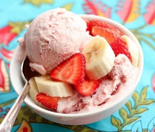 Strawberry Banana Ice Cream