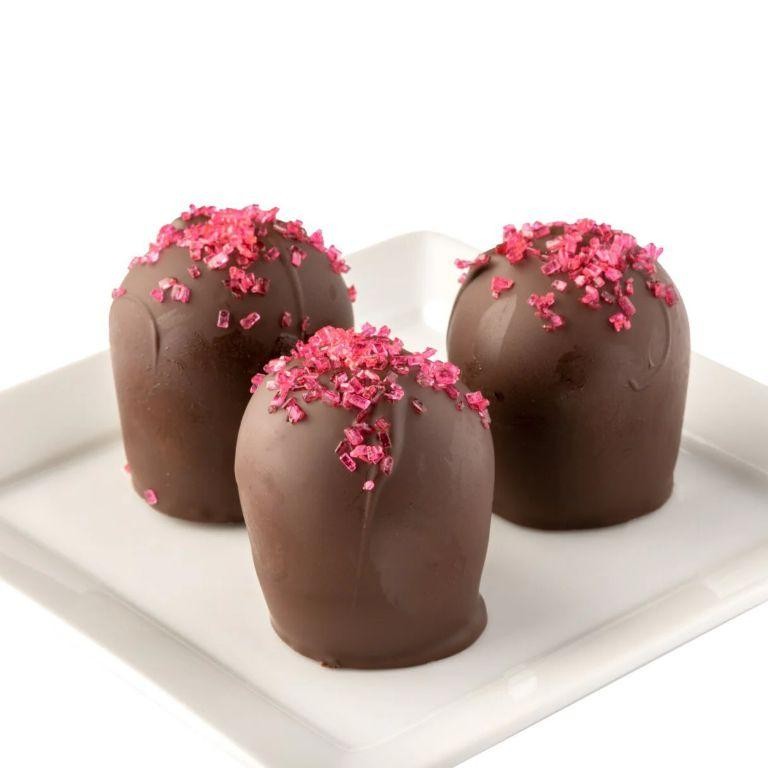 Strawberry Champagne Truffles