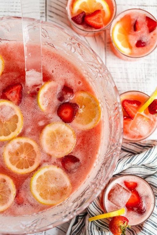Strawberry Lemonade Punch