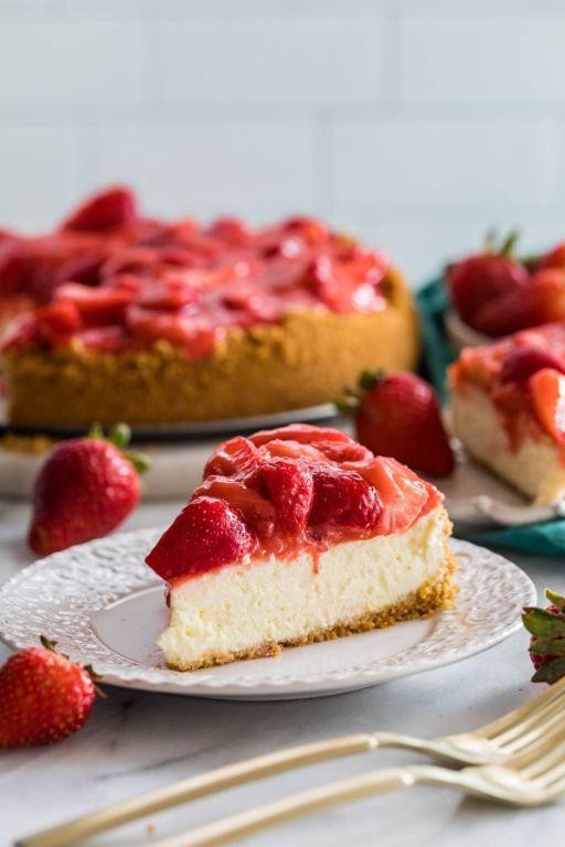Strawberry Sugar Spun Run Cheesecake
