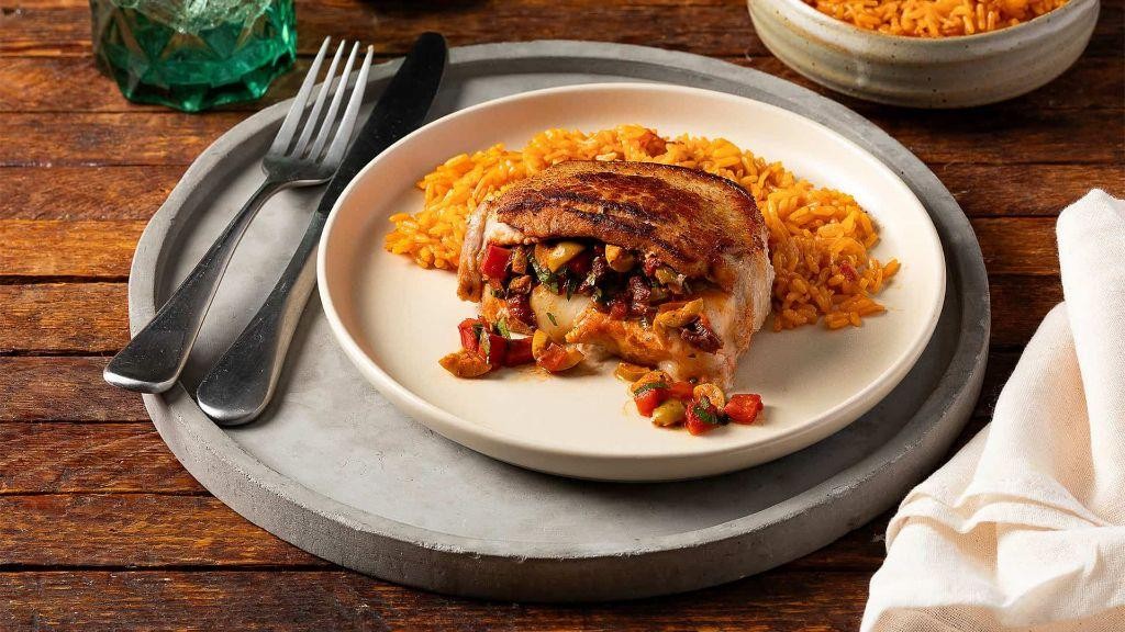 Stuffed Goya with Ground Pork
