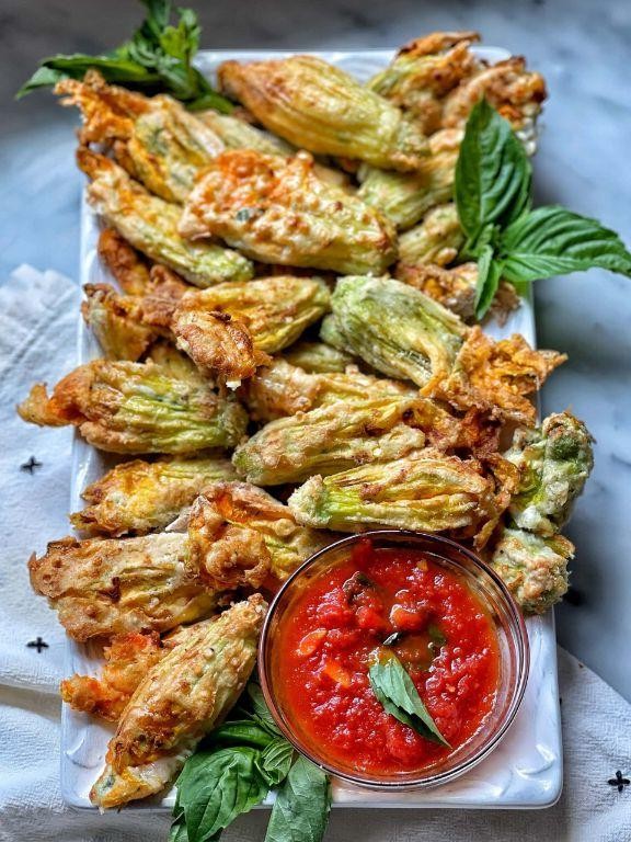 Stuffed Zucchini Flowers