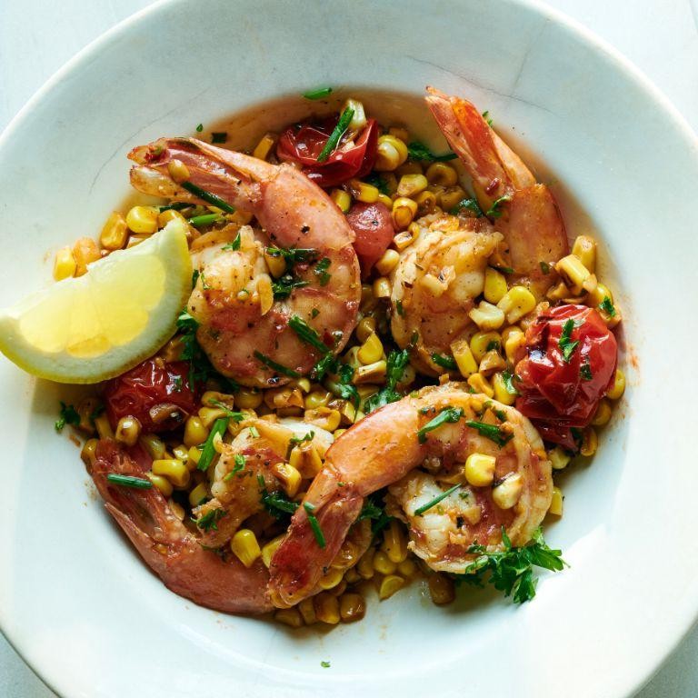 Summer Shrimp Scampi