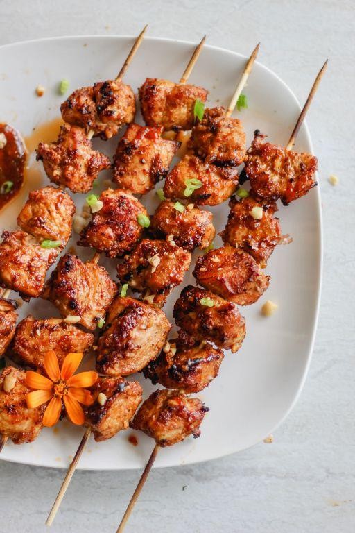 Suya Spiced Chicken Skewers