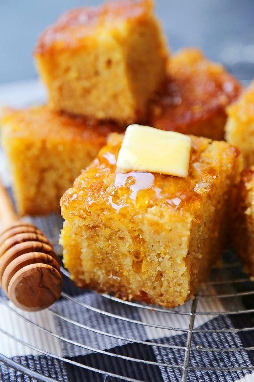 Sweet Honey Butter Cornbread