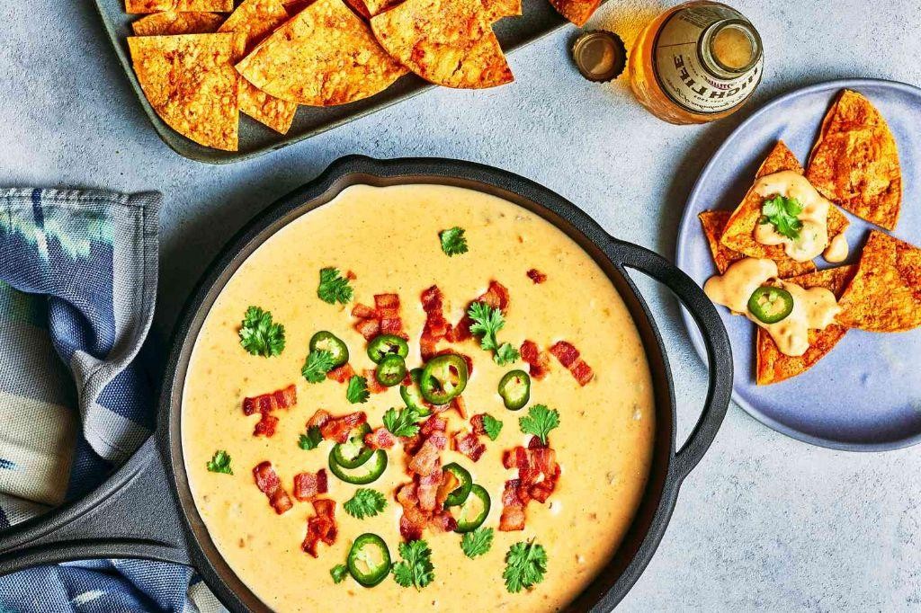 Sweet Potato Chili Queso Dip