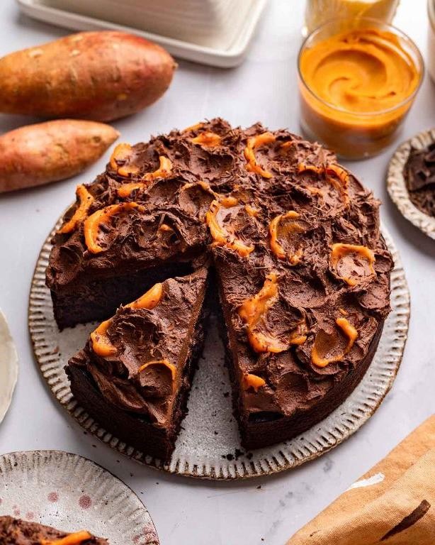 Sweet Potato Chocolate Cake