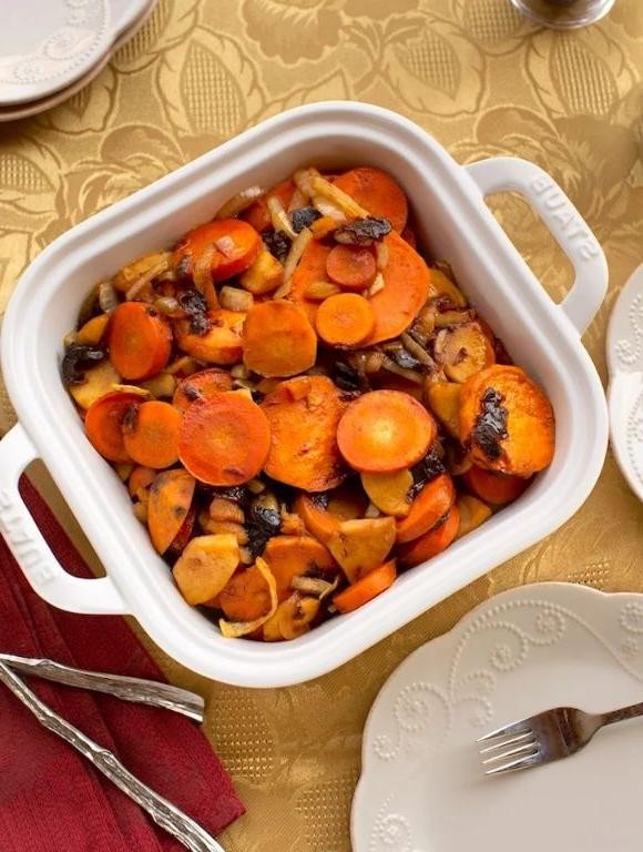 Sweet Potato and Carrot Tzimmes