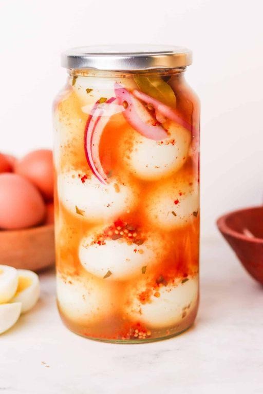 Sweet and Spicy Pickled Eggs