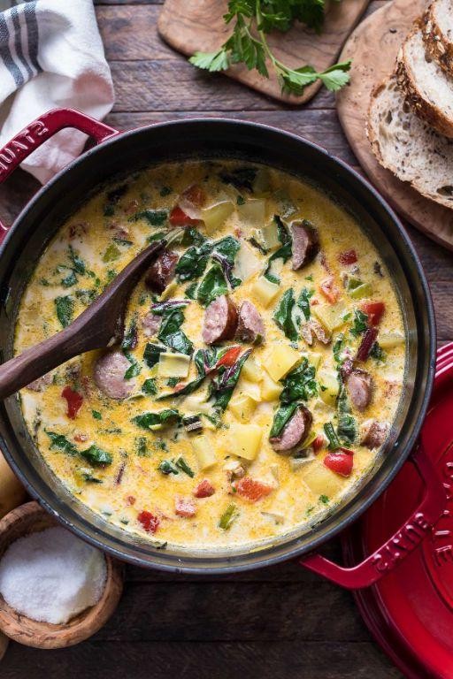 Swiss Chard and Leek Soup