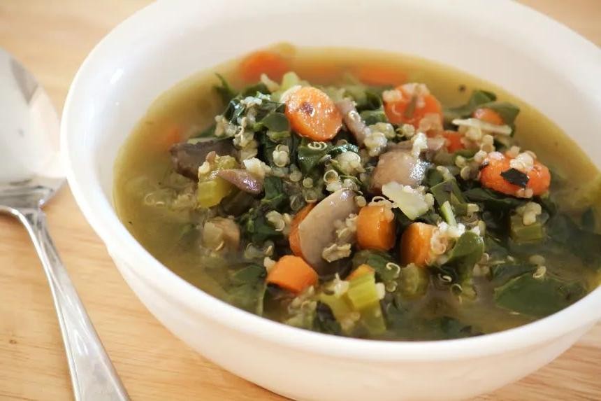 Swiss Chard and Quinoa Soup