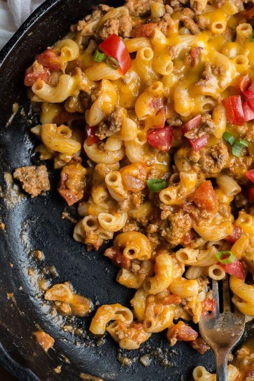 Taco Mac and Cheese Bake