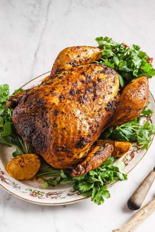 Tandoori Turkey with Mint Chutney