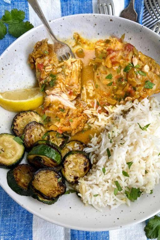 Tanzanian Chicken in Coconut Sauce