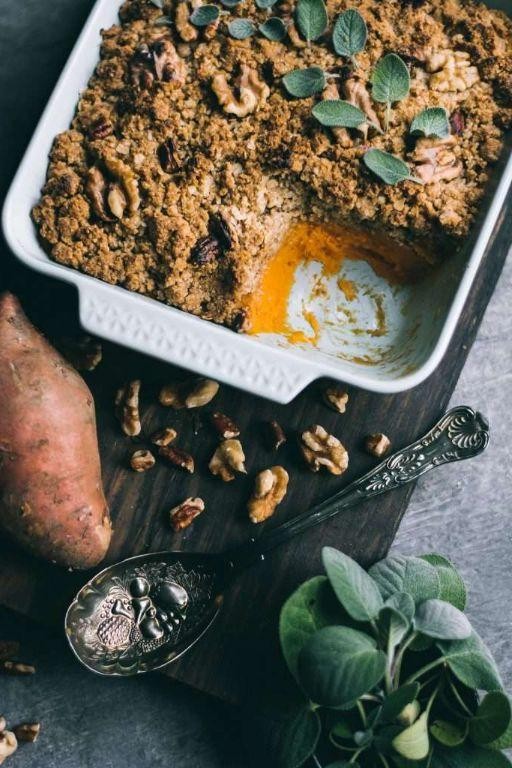Teff and Sweet Potato Casserole